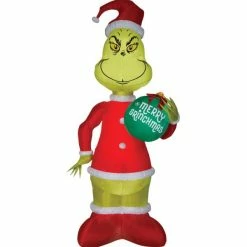 AIRBLOWN GRINCH W/ORNAMENTGIA