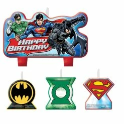 JUSTICE LEAGUE CANDLE SET