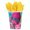 TROLLS CUPS 9OZ 8 PACK
