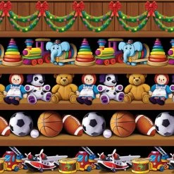 SANTA WORKSHOP BACKDROP