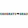 GLITTERED CONGRATS GRAD STREAM