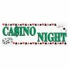 CASINO NIGHT BANNER 5FT X 21IN