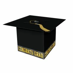 GRAD CAP CARD BOX BLACK