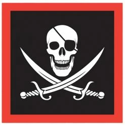 PIRATE NAPKINS 16 PC