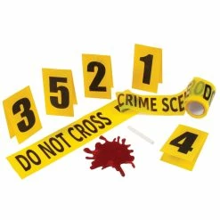 CRIME SCENE KIT W/BLOOD SPLAT