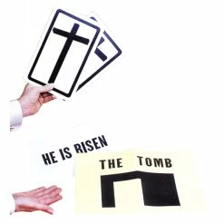 HE IS RISEN STAGE SIZE