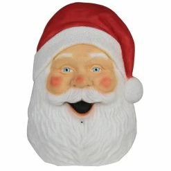 SANTA PLAQUE W SOUND LIGHTS