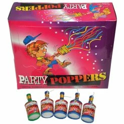 PARTY POPPER PKG OF 72
