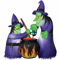 AIRBLOWN DOUBLE WITCH CAULDRON