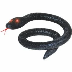 BLACK SNAKE W LIGHT EYES