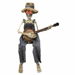 SKELETON PLAYING BANJO 39 IN
